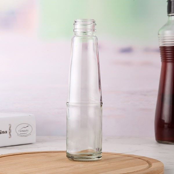300ml Glass Bottle Spice Bottle For Sauce, Oil Bottle With Cap
