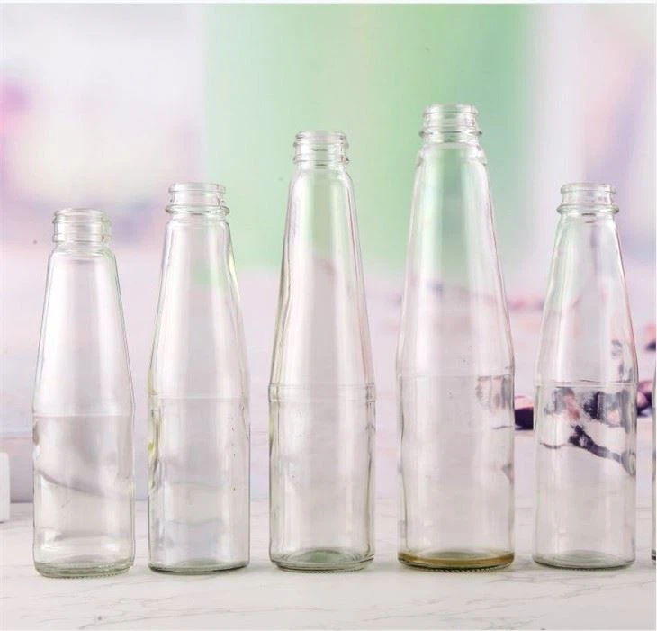 300ml Glass Bottle Spice Bottle For Sauce, Oil Bottle With Cap