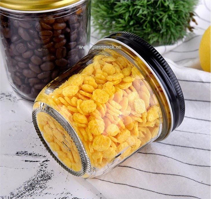 Round Glass Jam Jar