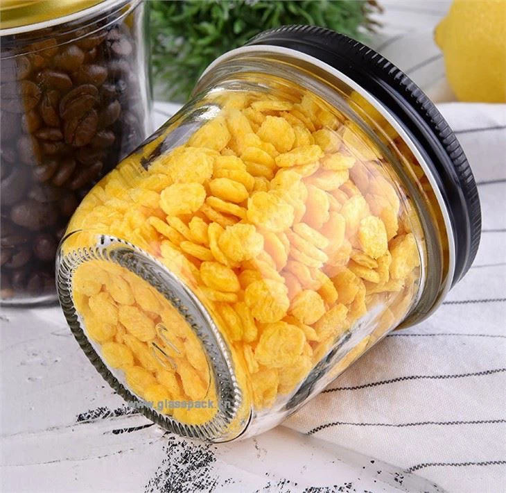 Round Glass Jam Jar