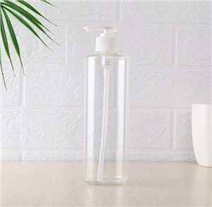 8oz Clear Plastic Pump Bottle