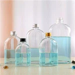 Flat Shape Glass Coffee Bottles
