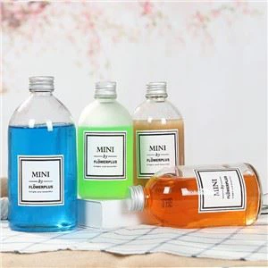 Frost Glass Beverage Bottles