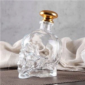 Skull Whisky Bottle