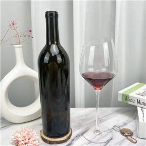 750ml Glass red wine bottles
