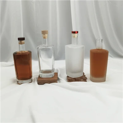 Square Liquor Glass Bottle