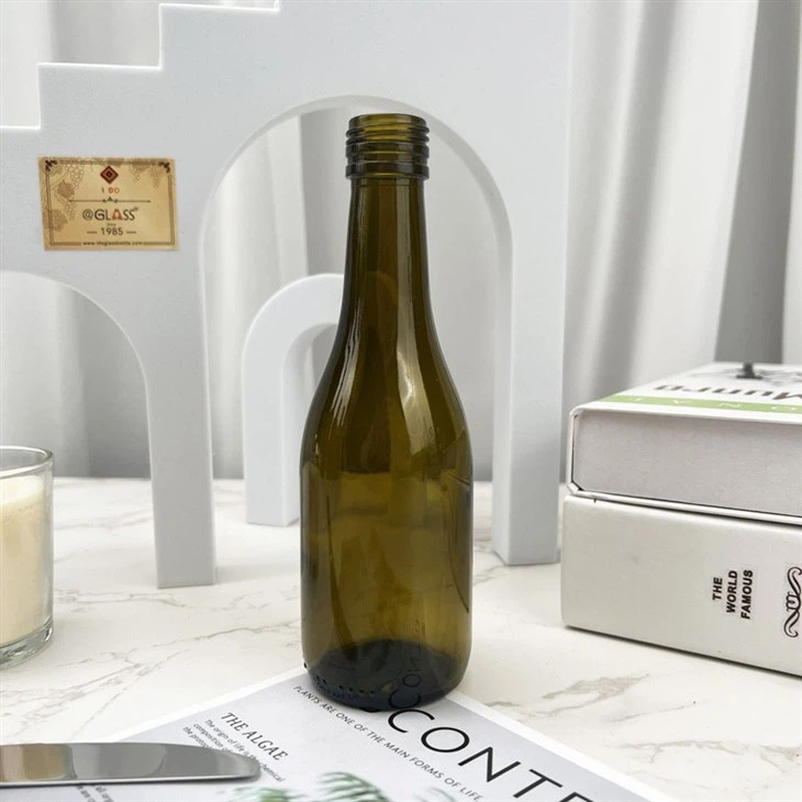 Mini 187ml Wine Bottle With ROPP Cap Finish