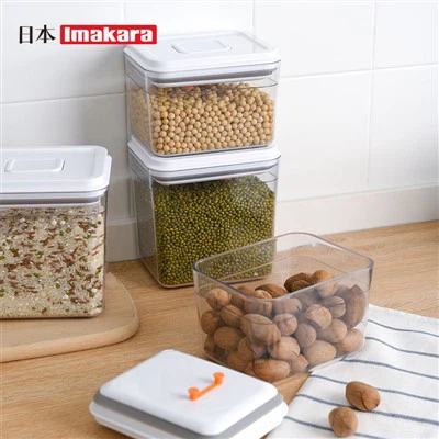 Air Tight Food Container With Pop Up Cap