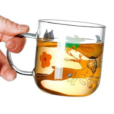 borosilicate glass coffee mug